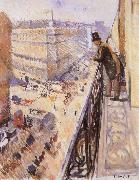 Edvard Munch Street landscape painting